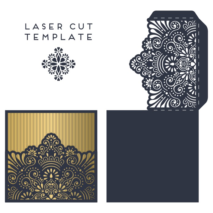 Laser Cut Invitation Card Template CDR File Dezin info Laser Cut Invitation Card Template CDR File Dezin info